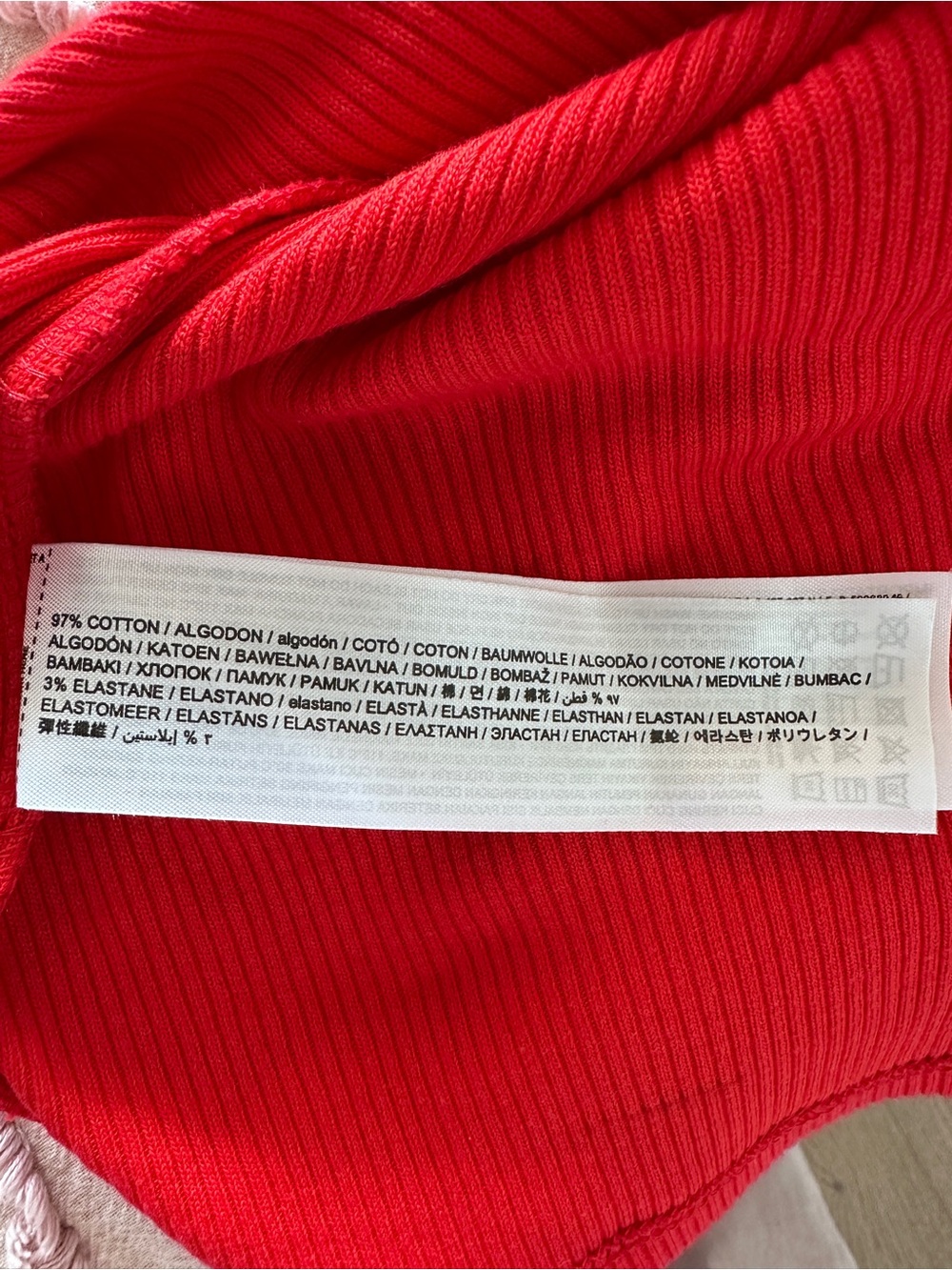 Mango Red Ribbed Halter Mini Dress - Picture 4 of 4